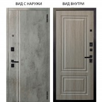 Black / Лофт Темный бетон / Элион Дуб филадельфия крем