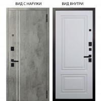 Black / Лофт Темный бетон / Элион Софт милк