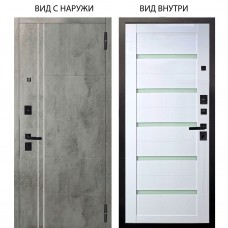 Black / Лофт Темный бетон / Александра Белый глянец
