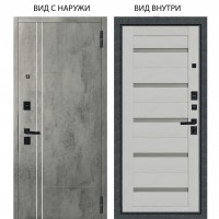 Black / Лофт Темный бетон / Александра Серый винил