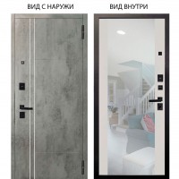 Black / Лофт Темный бетон / Вояж Белое дерево