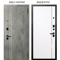 Black / Лофт Темный бетон / Гауда Роял вуд белый