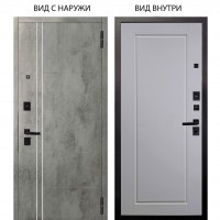 Black / Лофт Темный бетон / Тревор Софт милк