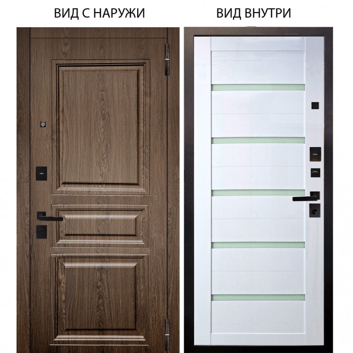 Black / Магистр Дуб кантри / Александра Белый глянец