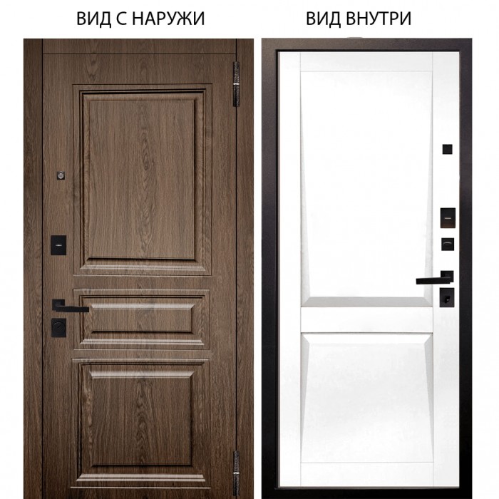 Black / Магистр Дуб кантри / Ариана Белая эмаль