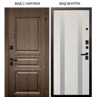 Black / Магистр Дуб кантри / Дуэт Белое дерево вставки Изабель