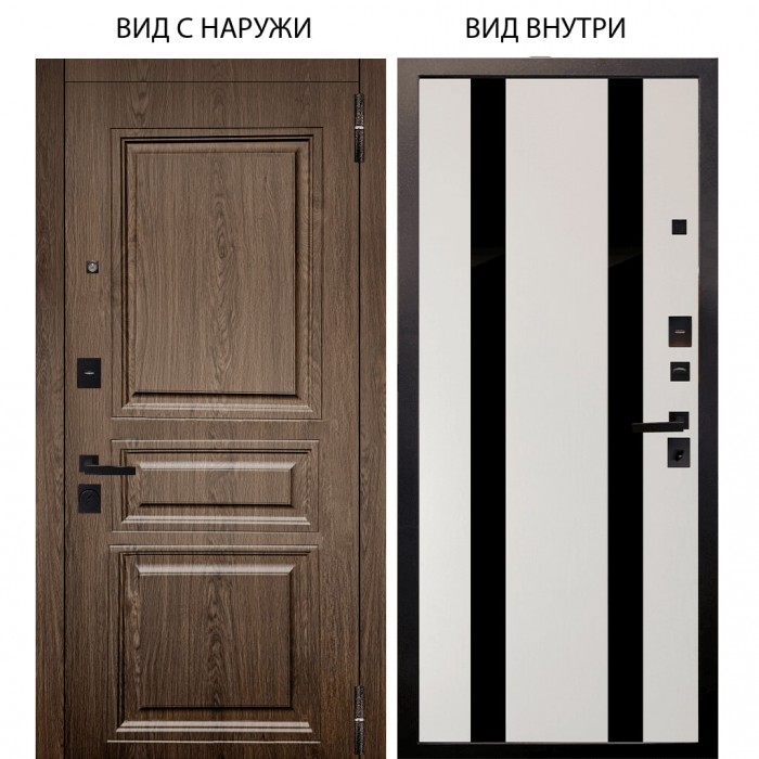 Black / Магистр Дуб кантри / Дуэт Белое дерево вставки Кензо