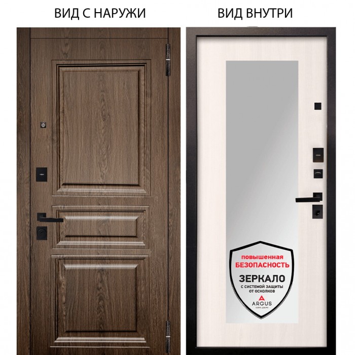 Black / Магистр Дуб кантри / Милли Ларче светлый