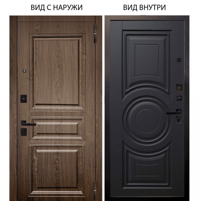 Black / Магистр Дуб кантри / Могадиш Черный софт