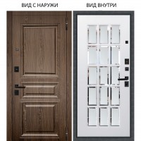 Black / Магистр Дуб кантри / Мэрелин Софт милк с фацетом и пескоструем