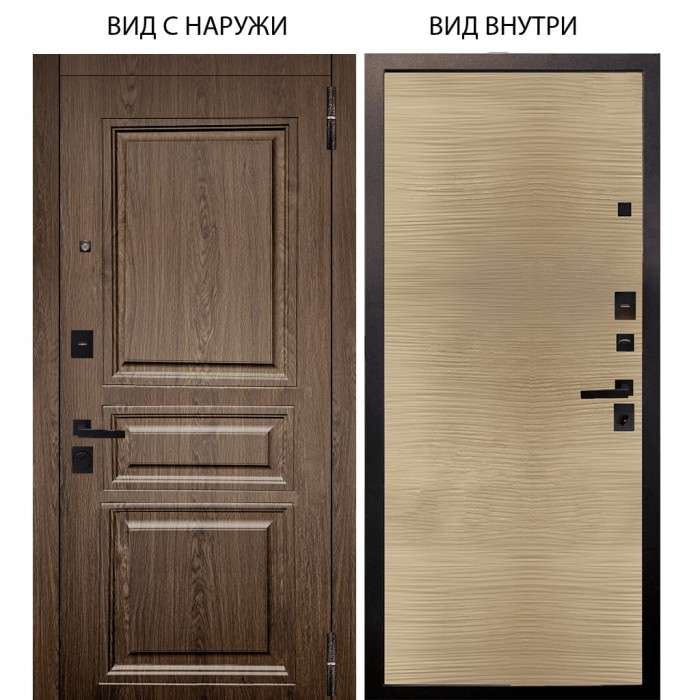 Black / Магистр Дуб кантри / Элегант Дорс светлый горизонт