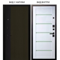 Black / Рокси Дуб рейка морение / Александра Белый глянец