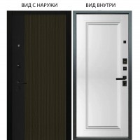 Black / Рокси Дуб рейка морение / Анастасия 1 Белый снег