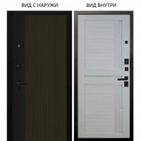 Black / Рокси Дуб рейка морение / Мирра Белая лиственница