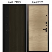 Black / Рокси Дуб рейка морение / Элегант Дорс светлый горизонт