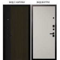 Black / Рокси Дуб рейка морение / Элегант Софт милк