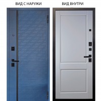 Black / Тори Синий софт / Соренто Белая эмаль