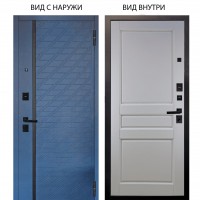 Black / Тори Синий софт / Каролина Белая эмаль