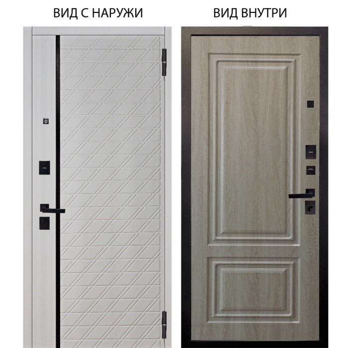 Black / Тори Софт милк / Элион Дуб филадельфия крем