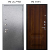 Люкс 3К металл Антик Серебро / Элион Дуб рустикальный