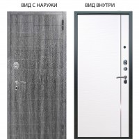 Люкс 3К металл Снежно-белый / Гауда Роял Вуд Белый