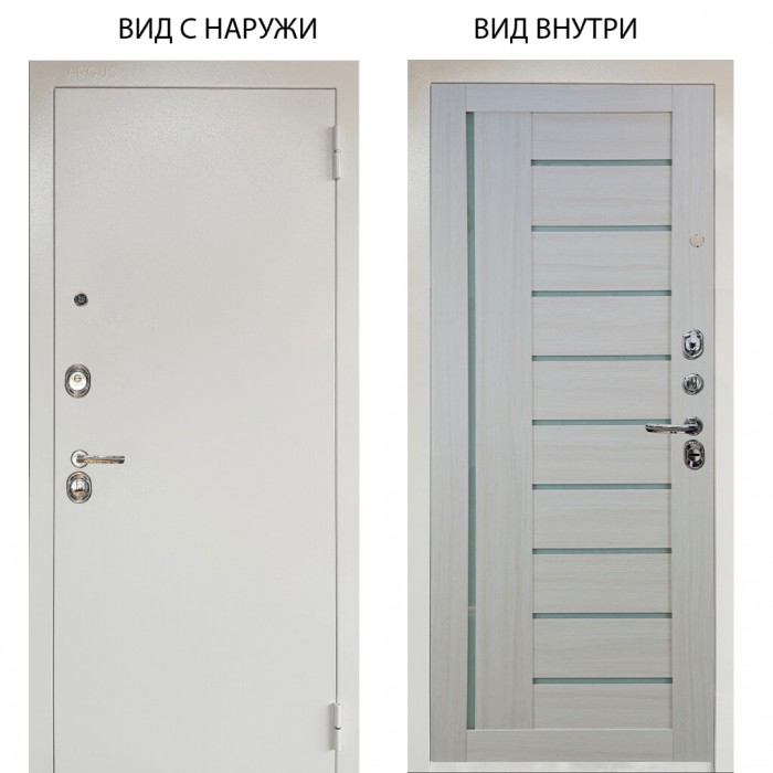 Люкс 3К металл Снежно-белый / Диана Белая лиственница
