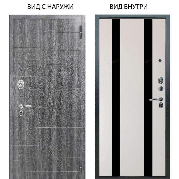 Люкс 3К металл Снежно-белый / Дуэт Белое дерево вставки кензо