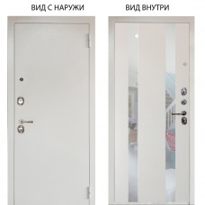 Люкс 3К металл Снежно-белый / Дуэт Белое дерево вставки Николь