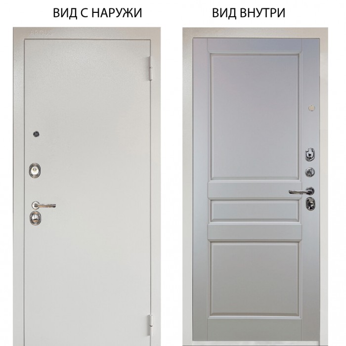 Люкс 3К металл Снежно-белый / Каролина Белая эмаль