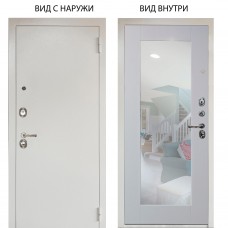 Люкс 3К металл Снежно-белый / Милли Роял вуд белый