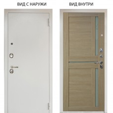 Люкс 3К металл Снежно-белый / Мирра Буксус
