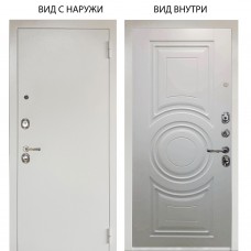 Люкс 3К металл Снежно-белый / Могадиш Софт милк