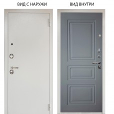 Люкс 3К металл Снежно-белый / Скиф Силк маус