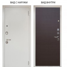 Люкс 3К металл Снежно-белый / Элегант Венге горизонт
