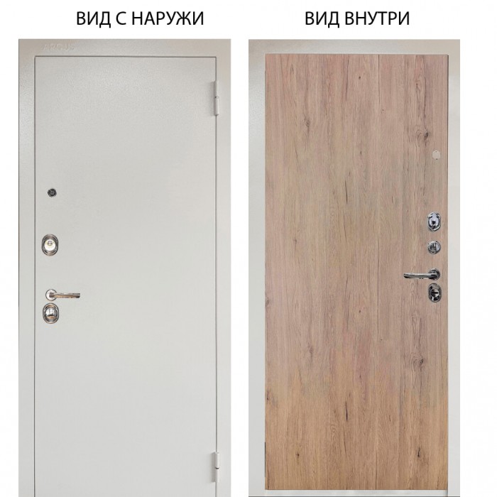 Люкс 3К металл Снежно-белый / Элегант Рустик соломенный