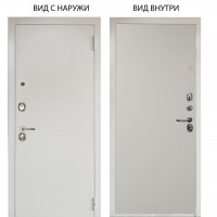 Люкс 3К металл Снежно-белый / Элегант Софт милк