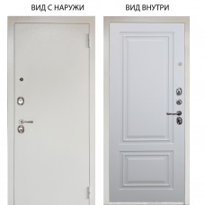 Люкс 3К металл Снежно-белый / Элион Софт милк