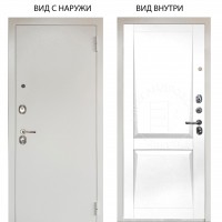 Люкс 3К металл Снежно-белый / Ариана Белая эмаль