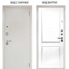 Люкс 3К металл Снежно-белый / Ариана Белая эмаль