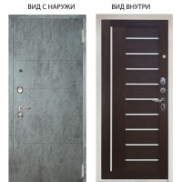 Люкс 3К / Агат Темный бетон / Диана Вельвет