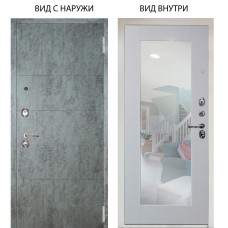 Люкс 3К / Агат Темный бетон / Милли Роял вуд белый