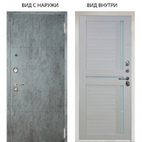 Люкс 3К / Агат Темный бетон / Мирра Белая лиственница