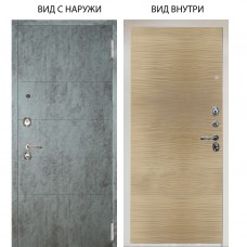 Люкс 3К / Агат Темный бетон / Элегант Дорс светлый горизонт