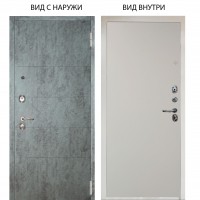 Люкс 3К / Агат Темный бетон / Элегант Софт милк