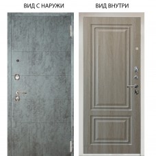 Люкс 3К / Агат Темный бетон / Элион Дуб филадельфия крем