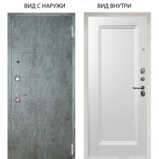 Люкс 3К / Агат Темный бетон / Анастасия 1 Белый снег
