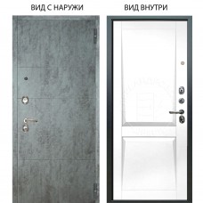 Люкс 3К / Агат Темный бетон / Ариана Белая эмаль