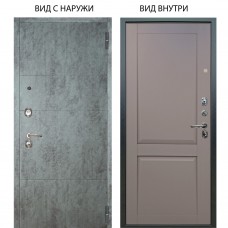 Люкс 3К / Агат Темный бетон / Ариана Серая эмаль