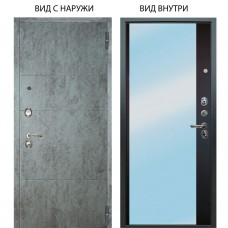 Люкс 3К / Агат Темный бетон / Магнум Черный софт