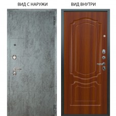 Люкс 3К / Агат Темный бетон / Мишель Дуб рустикальный